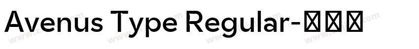 Avenus Type Regular字体转换 Avenus Type Regular字体转换
